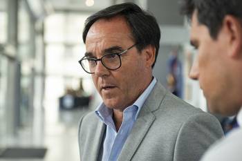 Robert Bouvier, este miércoles, en la Torre Ejecutiva. · Foto: Alessandro Maradei