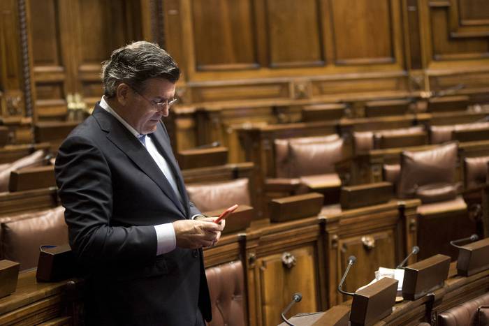 Pedro Bordaberry., durante una sesión en la Cámara de Diputados (archivo, febrero de 2019).