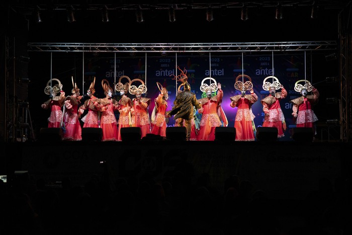 Murga Queso Magro (archivo, enero de 2023). · Foto: Martín Varela Umpiérrez