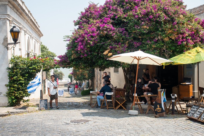 Barrio histórico en Colonia del Sacramento (archivo, febrero de 2023). · Foto: Ignacio Dotti