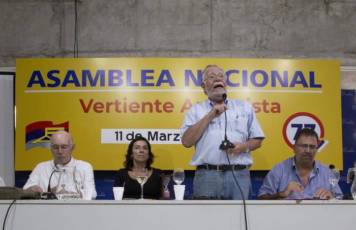 Asamblea Nacional de la Vertiente Artiguista  (archivo, marzo de 2023). · Foto: Camilo dos Santos