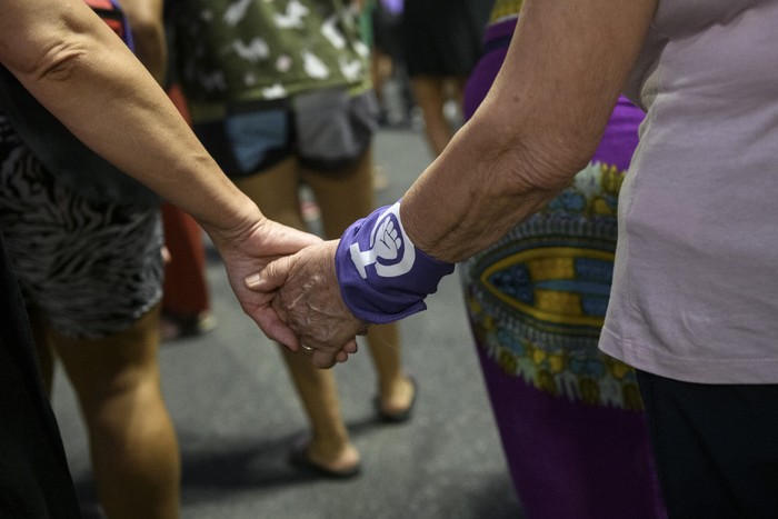 Marcha por el Día Internacional de la Mujer (archivo, marzo de 2023). · Foto: Agustina Saubaber