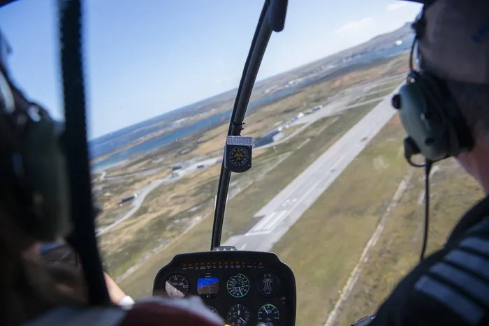 Vista aérea Islas Malvinas · Foto: Alessandro Maradei
