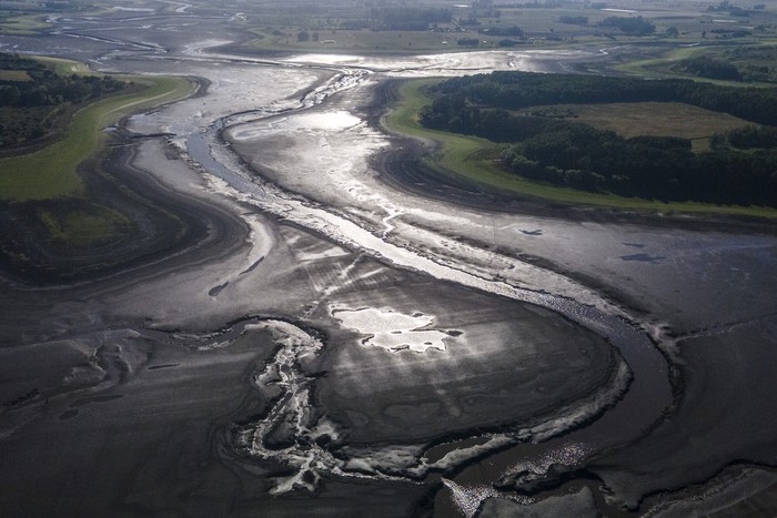Embalse Canelón Grande (archivo, marzo de 2023). · Foto: Ernesto Ryan