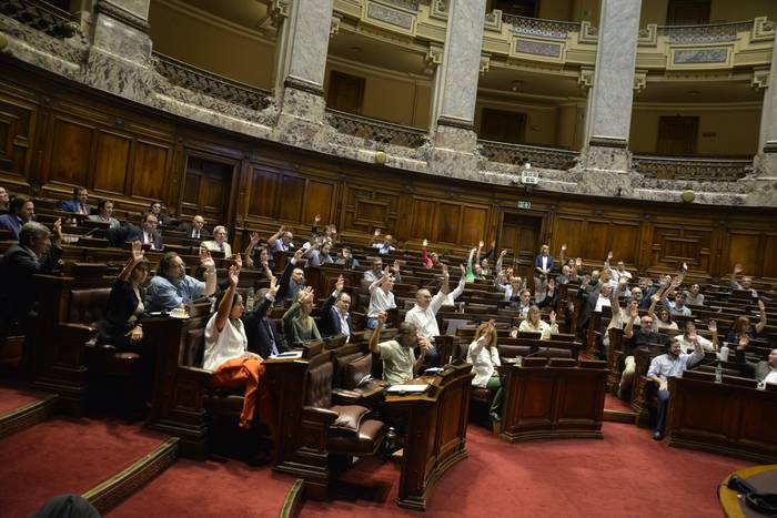 Sesión extraordinaria en la Cámara de Diputados sobre Seguridad Social (archivo, marzo de 2023). · Foto: Mara Quintero