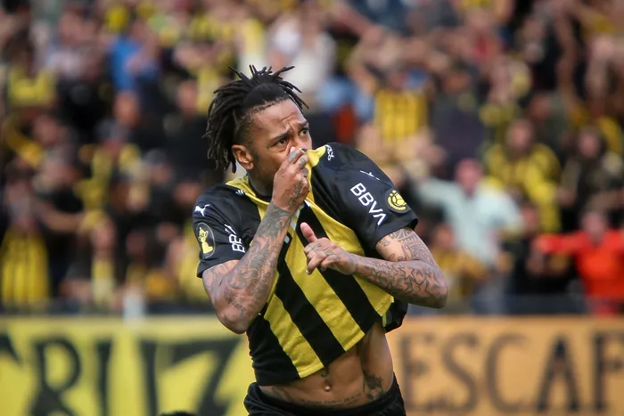 Abel Hernández, de Peñarol (archivo, octubre de 2023). · Foto: Camilo dos Santos