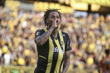 Abel Hernández (archivo, abril de 2023). · Foto: Camilo dos Santos