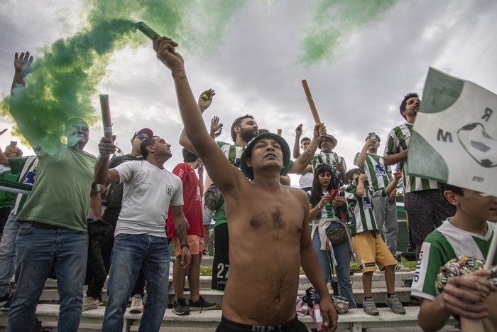 Hinchada de Racing (archivo). · Foto: Ernesto Ryan