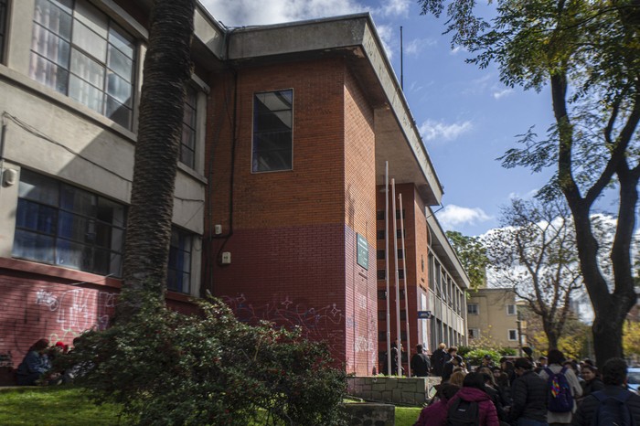 Liceo Dámaso Antonio Larrañaga (archivo, mayo de 2023). · Foto: Ernesto Ryan