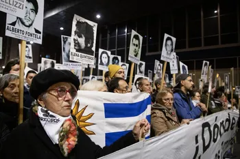 Marcha del Silencio por la avenida 18 de Julio, en Montevideo (archivo, mayo de 2023). · Foto: Camilo dos Santos