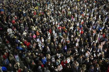 Marcha del Silencio (archivo, 2023). · Foto: Camilo dos Santos