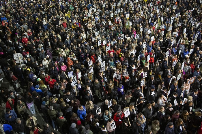 Marcha del Silencio (archivo, 2023). · Foto: Camilo dos Santos