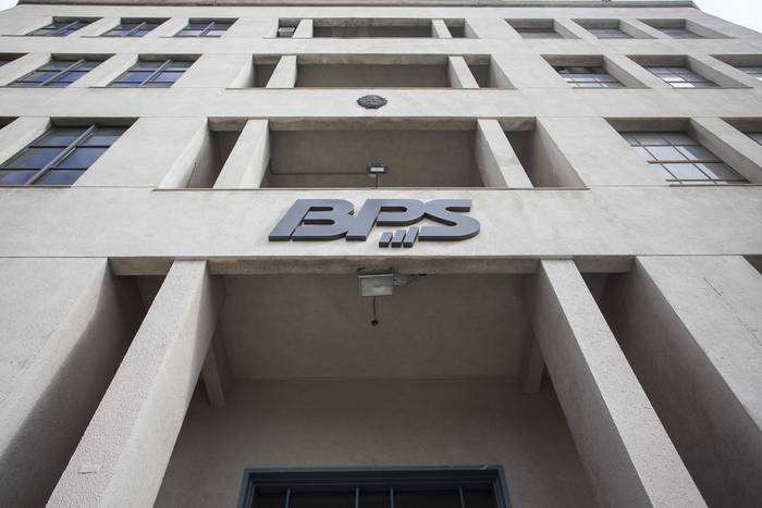 Banco de Previsión Social (archivo, mayo de 2023). · Foto: Rodrigo Viera Amaral