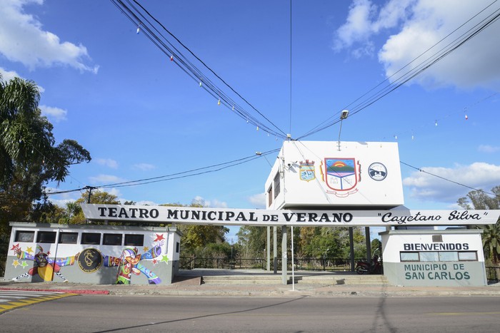 Teatro Municipal de Verano Cayetano Silva, en San Carlos. · Foto: Natalia Ayala