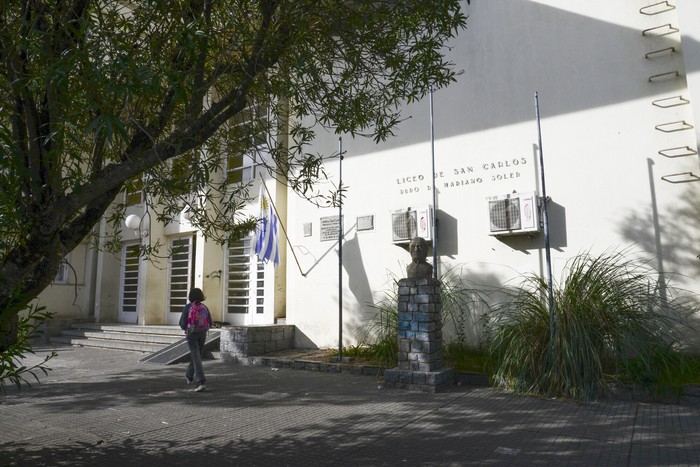 Liceo n°1 de San Carlos (archivo, mayo de 2023). · Foto: Natalia Ayala