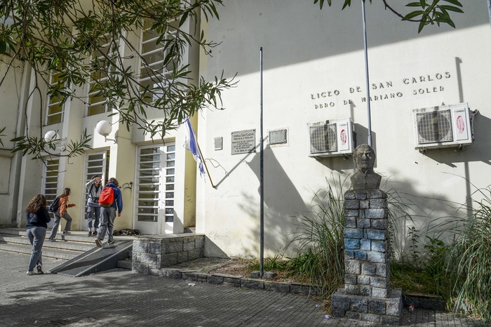 Liceo Mariano Soler de San Carlos (archivo, mayo de 2023). · Foto: Natalia Ayala