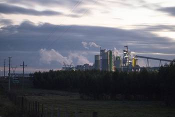 Planta de celulosa de la empresa UPM, en Paso de los Toros. · Foto: Alessandro Maradei