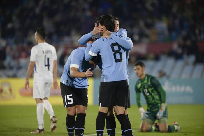 Partido amistoso de la selección uruguaya con Nicaragua, el 14 de junio, en el estadio Centenario. · Foto: Alessandro Maradei