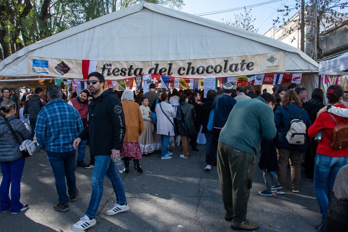 Fiesta del chocolate, en Nueva Helvecia (archivo, 2023). · Foto: Ignacio Dotti