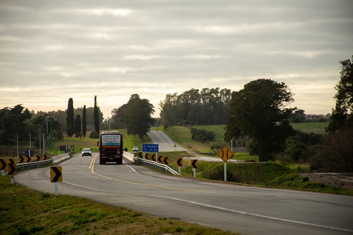 Ruta 1 en Colonia, tramo radial Tarariras-Riachuelo. · Foto: Ignacio Dotti