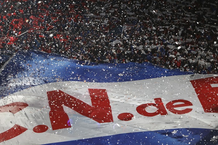 Hinchada de Nacional en el Gran Parque Central (archivo). · Foto: Camilo dos Santos