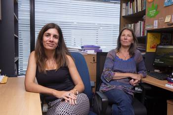 Verónica Pérez y Niki Johnson (archivo). · Foto: Ernesto Ryan