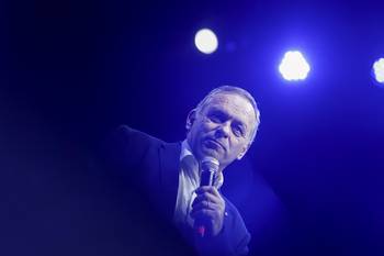 Álvaro Delgado durante un acto de la lista 404 (archivo, agosto de 2023). · Foto: Camilo dos Santos