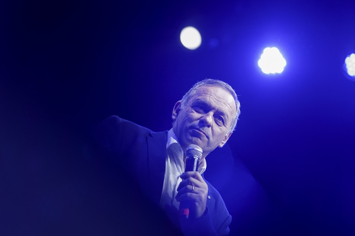 Álvaro Delgado durante un acto de la lista 404. (archivo, agosto de 2023) · Foto: Camilo dos Santos