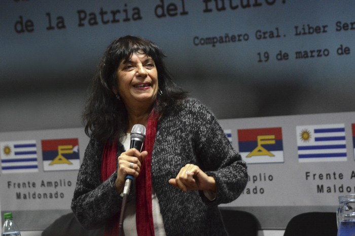 Silvana Amoroso (archivo, setiembre de 2023). · Foto: Virginia Martínez Díaz