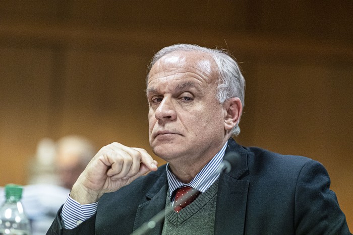 Rivera Elgue en el Parlamento (archivo, setiembre de 2023). · Foto: Ernesto Ryan