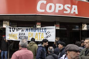 Movilización de los trabajadores de Copsa (archivo, setiembre de 2023). · Foto: Ernesto Ryan