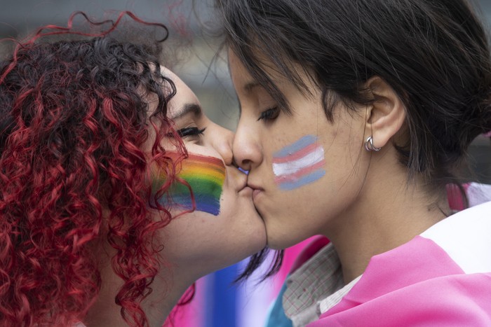 Marcha de la Diversidad en el Centro de Montevideo (archivo, setiembre de 2023). · Foto: Camilo dos Santos