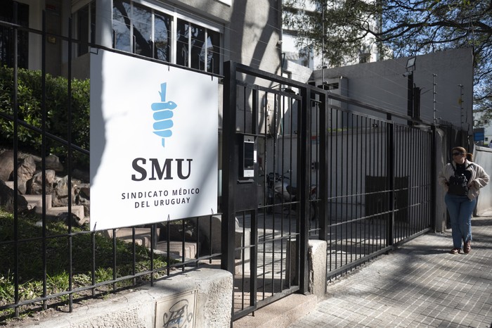 Sindicato Médico del Uruguay (archivo, octubre de 2023). · Foto: Alessandro Maradei
