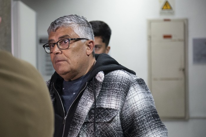 Alfredo Jaureguiverry, en la Asociación Uruguaya de Fútbol (archivo, 2023). · Foto: Alessandro Maradei