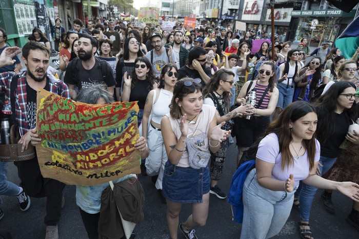 Marcha por la salud mental (archivo, octubre de 2023). · Foto: Camilo dos Santos