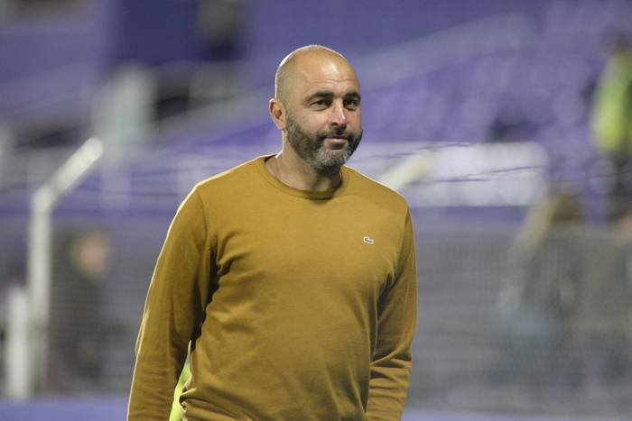 Marcelo Méndez, durante un partido en el estadio Luis Franzini (archivo, octubre de 2023). · Foto: Alessandro Maradei