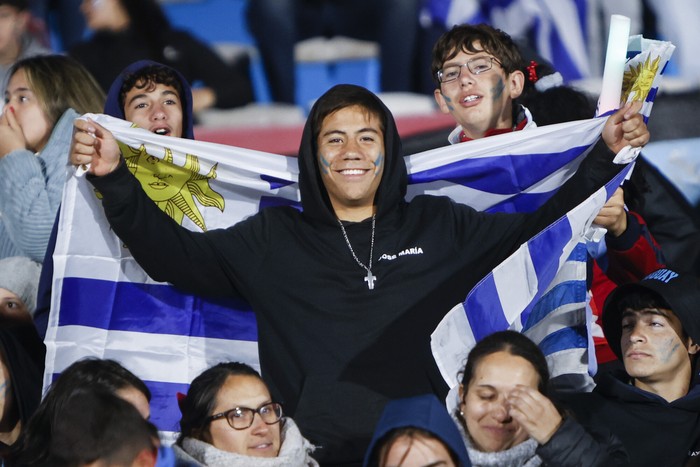 Hinchada de Uruguay (archivo, octubre de 2023). · Foto: Camilo dos Santos