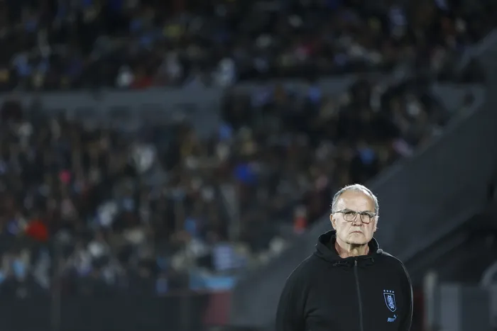 Marcelo Bielsa en el Estadio Centenario (archivo, octubre de 2023) · Foto: Camilo dos Santos