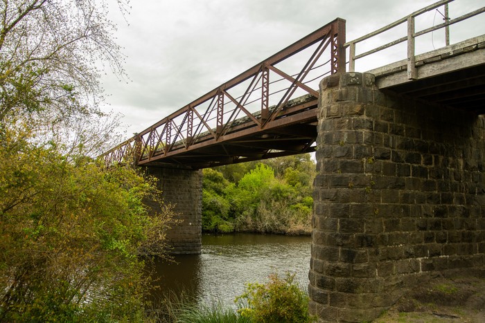 Puente Negro en Villa La Paz, en Colonia (archivo, octubre de 2023). · Foto: Ignacio Dotti