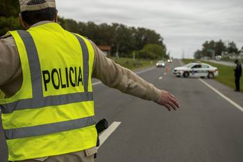 Policía Caminera (archivo, octubre de 2023). · Foto: Ignacio Dotti
