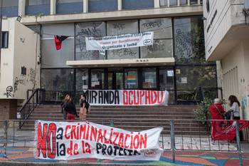 Durante una ocupación en el liceo Miranda, en Montevideo (archivo). · Foto: Rodrigo Viera Amaral