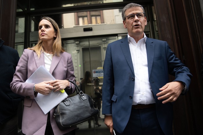 Carolina Ache y Jorge Díaz (archivo, 2023). · Foto: Mara Quintero