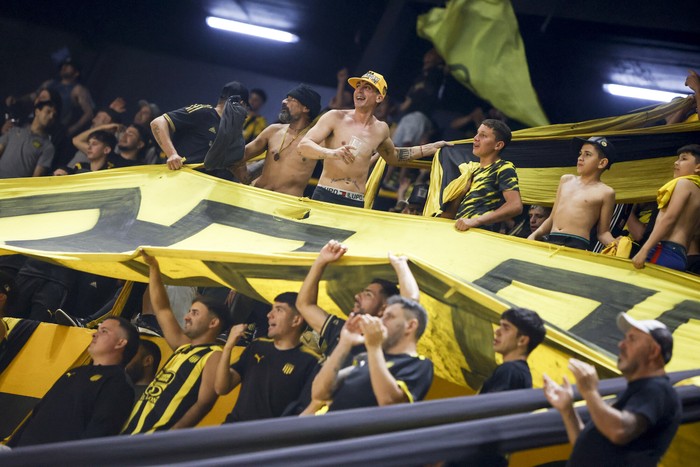 Durante un partido de la Liga en el Palacio Peñarol (archivo). · Foto: Camilo dos Santos