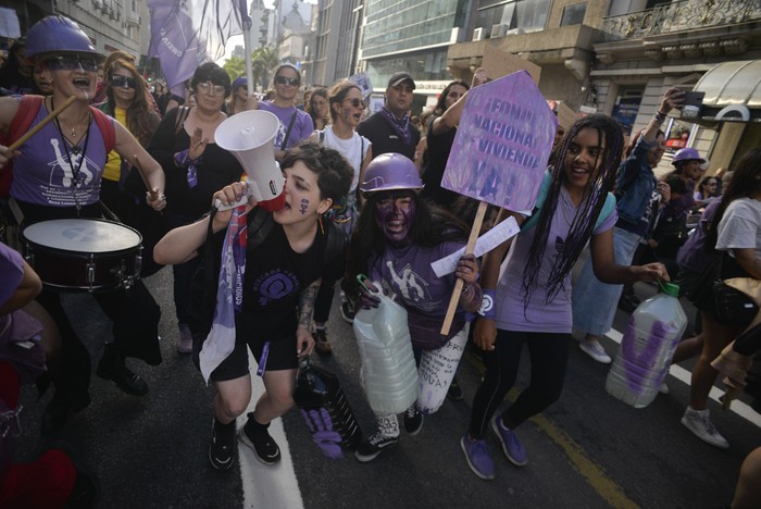 Movilización de la Coordinadora de feminismos el 25 de noviembre de 2023. · Foto: Mara Quintero