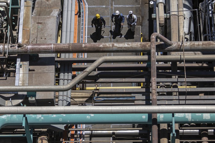 Refinería de La Teja (archivo, diciembre de 2023). · Foto: Ernesto Ryan