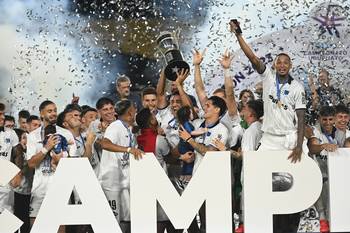 Liverpool campeón del Campeonato Uruguayo 2023, el 16 de diciembre, en el estadio Campeón del Siglo. · Foto: Alessandro Maradei