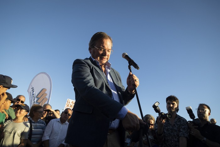 José Luis Falero, durante una inauguración (archivo). · Foto: Camilo dos Santos