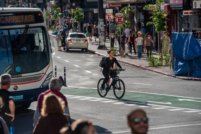Avenida 18 de Julio. (Archivo, diciembre de 2023) · Foto: Martín Varela Umpiérrez