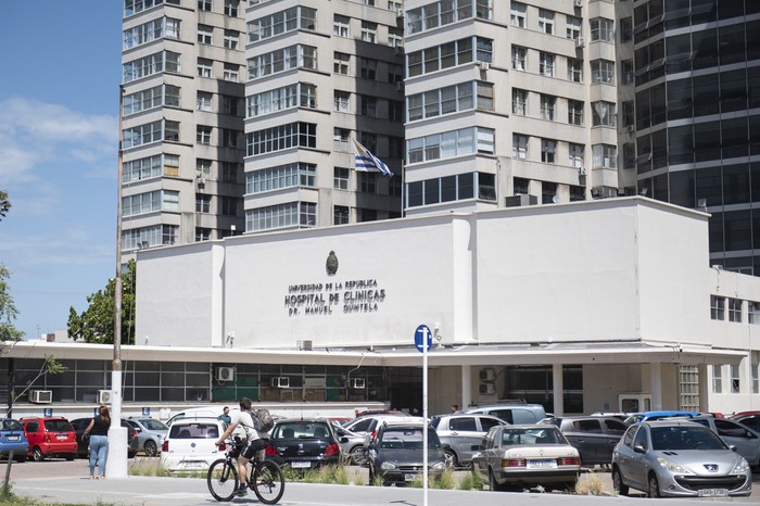 Hospital de Clínicas (archivo, enero de 2024). · Foto: Alessandro Maradei
