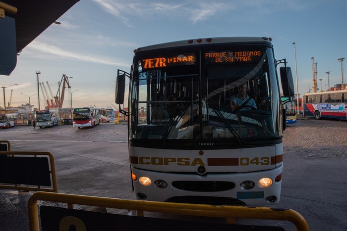 Terminal Baltasar Brum, en Montevideo (archivo, enero de 2024). · Foto: Martín Varela Umpiérrez